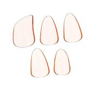 ifundom 5Pcs Pipa Finger Picks Orange Practical Nail Covers for Guzheng Pipa Players Essential Accessories for String Instruments Professional Beginner Use Warm Sound Texture Strong