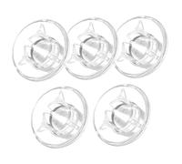 ifundom 5pcs Plastic Guitar Footswitch Topper Foot Nail Cap for Effect Pedal Protection Replacement Cap Music Instrument Tool