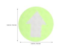 ifundom 5pcs Pvc Arrow Direction Marker Signs Reflective Arrow Direction Signs with Sturdy Material and Easy Identification for Outdoor Camping Use