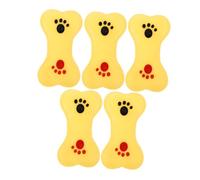 ifundom 5pcs Sound Bone-shape Toy Baby Sounds, Plastic Chewing Bones Set for Boys and Girls’ Interactive Play and Early Learning in Home or Preschool