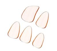 ifundom 5pcs Transparent Guzheng Practice Nails Ergonomic Design Protectors for Pain Playing for Beginners and Musicians