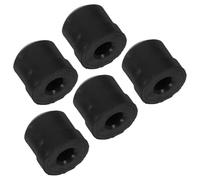 ifundom 5pcs Trombone Water Key Cushion Silicone Cushion Rubber Protector for Trombone Slide End Tip Replacement Black