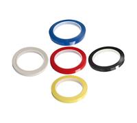 ifundom 5pcs Violin Fingerboard Stickers Set Colorful Note Position Tape for Violin and Cello Beginners with Finger Guide Markers in White, Red, Black, Blue, and Light Yellow