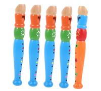 ifundom 5pcs Wooden Clarinet Flutes Musical Instruments for Beginners for Boys and Girls Educational Play and Group Activities