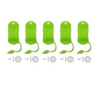 ifundom 5sets Bird Toy Stand Pole Parrot Food Container Cuttlefish Skeleton Holder for Birdcage Feeding Parakeet Feeder