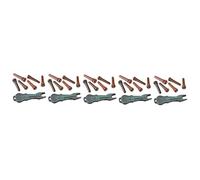 ifundom 5sets Guitar Bridge Pin Puller Guitar Pegs for Easy Replacement and Maintenance Smooth Finish for Safe Use