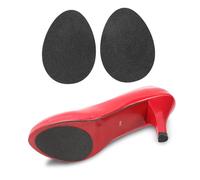 ifundom 6 Pairs Black Rubber Self-adhesive Sole Protectors Non-slip Shoe Pads for Boots and Sandals, Anti-slip Shoe Grips for Men and Women, for Everyday Use