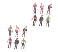 ifundom 6 Pcs Zombie Dolls Static Model Figures for Boys, Zombie Set, Walking Dead Action Figures Collection, Suitable for Play and Display
