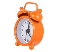 ifundom 6 Scale Miniature Clock Dollhouse Accessory Orange Tiny Alarm Clock Model for Mini Dollhouse Decoration and Bedroom Ornaments