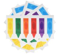 ifundom 60pcs Crayon Shaped Bandages for Breathable Adhesive Wound Care Patches Bulk Face Plasters Fun Safe for School Travel Use