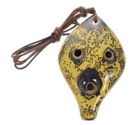 ifundom 6hole Leaf Ocarina for Boy Girl Beginner Wind Instrument Durable Craftsmanship Portable Design for Easy Learning Variations