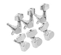 ifundom 6pcs Acoustic Guitar Tuners Full Closed Tuning Keys Large Handles Guitar String Tuning for Long-playing Sessions