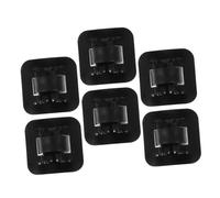 ifundom 6pcs Aluminum Alloy Bike Cable Clamps C-Clips for Brake Cable Tubing Housing Guide Quick Installation for Road and Mountain Bicycle Frame