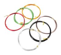 ifundom 6pcs Aluminum Wire for Bonsai Training and DIY Crafts Flexible Colored Wires in Red Gold Silver Green Black Multi-use Garden Plant Shaping and Crafting Tool