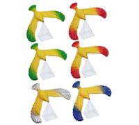 ifundom 6pcs Balancing Eagle Educational Early Learning Plastic Gravity Defying Birds for Preschool Boys Random Color