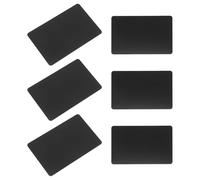 ifundom 6Pcs Blank Aluminum Business Cards Matte Black Metal Card Blanks for Engraving Nameplates Tags Suitable for Parties Events and DIY Laser Engraving