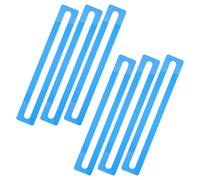 ifundom 6pcs Blue Guided Reading Strips for - Reading Guide Tool with Highlight Overlay - Dyslexia Assistance Bookmark for Home Study and Student Line Tracking