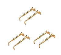 ifundom 6pcs Diy Violin Parts Chin Rest Screw Brass Chin Rest Screw for Violin Easy Installment