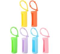 ifundom 6pcs Essential Oil Roller Bottle Protector Sleeve, Silicone 10ml Bottle Cover, Carrying Case for Travel, Yoga and Gym for Aroma Enthusiasts