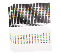 ifundom 6pcs Guitar Fretboard Stickers for Beginners for Acoustic and Electric Guitar Practice Learn Scales Easily These Guiding Stickers