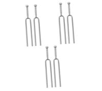 ifundom 6pcs Guitar Tuning Forks Musical Accessories for Accurate Tone Easy to Use for Guitar and Violin Players