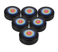 ifundom 6pcs Hockey Pucks for Indoor Outdoor Training Floor Hockey Balls for Skill Improvement and Family Fun Recreational Sports
