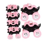 ifundom 6pcs Inertia Off Road Vehicle Friction Powered Pull Back Cars for Realistic Detailing for Indoor for Birthday Parties and Events
