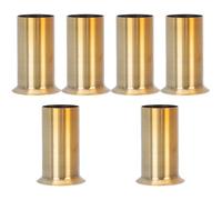 ifundom 6pcs Iron Flanging Sleeve Lamp Base Sleeve for Chandelier Socket Covers with Good Rust Resistance and Smooth Surface, for Retro and European Crystal Chandeliers