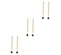 ifundom 6pcs Music Instruments Accessories Glockenspiel Mallets Xylophone Drumsticks Ergonomic Beater Sticks for Musical Enthusiasts and Learners