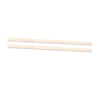 ifundom 6pcs Natural Bone Nut Guitar Bass Bridge Saddle Real Blank for Acoustic Guitar Accessories
