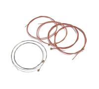 ifundom 6pcs Pure Copper Acoustic Guitar Strings for Blues Jazz Classic Warm Tone Individually Wrapped