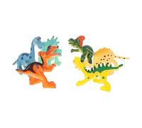 ifundom 6Pcs Realistic Dinosaur Models Educational Cartoon Dinosaur for Imagination Creative Thinking Safe Material for Home School