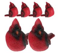 ifundom 6pcs Realistic Resin Bird Statue for Garden and Desktop Decoration