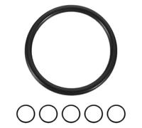 ifundom 6pcs Rubber Ring for Singing Bowls, Lightweight and Nonslip Stability Sound Bowl Gasket, 91x7mm Size, for Musicians and Travel Use, Sturdy Black Rubber Accessory