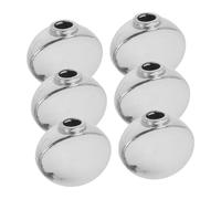 ifundom 6pcs Silver Oval Zinc Alloy Guitar Tuning Pegs Locking Tuners Keys with Precise Tuning Adjustments and Easy Rotation for Acoustic and Electric Guitar Replacement Parts