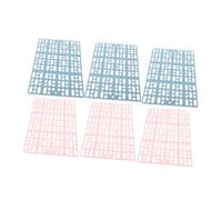 ifundom 6pcs Small Animal Foot Mats for Rabbit Cage Abs Plastic Floor Pads with Leak Design Paw Protection and Resting Pads for Hamster Guinea Pig Rat Cat Dog Easy to Clean and Versatile