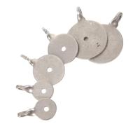 ifundom 6pcs Stainless Steel Hanging Shooting Targets for Outdoor Indoor Practice High Strength Plates with Hooks Assorted for Training and Skill Improvement