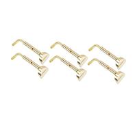 ifundom 6pcs Violin Chin Rest Metal Screws Polishing Professional Musical Instrument Part Comfortable Violin Chin Support
