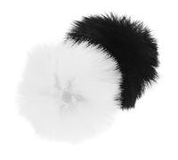 ifundom 6pcs Windproof Sweater Cover Microphone Cover Fur Pop Filter for Live Streaming Supply Outdoor Microphone Windscreen Muff Mic Windscreen Wind Mic Mask Shield for Recording and Pop