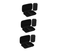 ifundom 6pcs Wireless Microphone Bag Portable Eva Storage Pouch for Mic and Earphones Shockproof Durable Carrying Case for Digital Cameras and Accessories