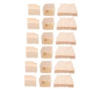 ifundom 6sets Fiddlestick Wedges Plugs Bow Replacement Wooden Parts for Violin Violin Compatible Bow Repair Part Professional Wedges Musical Equipment Accessory