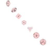 ifundom 7pcs Mini Luminous Dice Set 10mm Small Glow-in-the-dark Game Dice Props for Board Games and Role Playing