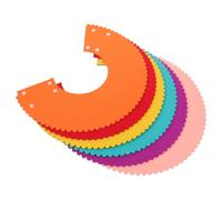 ifundom 7pcs Pet Protective Collar Plastic Cat Cone Pp Adjustable Fit Anti-lick Cone-shaped Collar for Postoperative Surgery Cats and Dogs 4.5kg-7kg