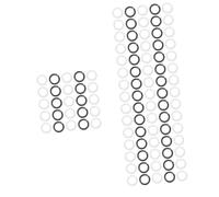 ifundom 80pairs Portable Guitar Gasket Replaceable Tuner Washer Small Tuner Spacer for Guitar Tuning Peg Washer for Semi Acoustic and Tools