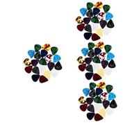 ifundom 80pcs Xylonite Guitar Picks Cool Thick Picks for Electric Guitars Multi-thickness Random Colors Essential Accessories for Guitarists