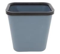 ifundom 8l Waste Basket Fire-resistant Thickened Square Structure Plastic Creative Simple Minimalist Trash Container Enhanced Stability Home Use Random Color