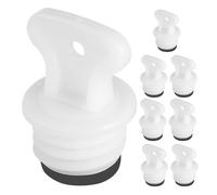 ifundom 8pcs 21mm Hot Water Bottle Replacement Plugs with Leakproof Rubber Stopper Caps and Sealing Gaskets for Thermal Water Bags Suitable for Cold and Heat Therapy