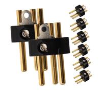 ifundom 8pcs 3-pin Xlr Male Microphone Connector Plug Audio Adapter for Professional Microphones Compatible Ktv and Live Sound Systems