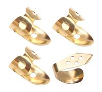 ifundom 8pcs Adjustable Banjo Thumb Pick Finger Plectrums Guitar Accessory Comfort Fit Hollowed Design for Acoustic Guitar Dobro Resonator
