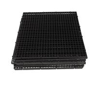 ifundom 8pcs Aquarium Dividers Partition Net Plastic Filter Grid 0.39 Inch Holes Resists Deformation Impurity Separation Bottom Support for Fish Tank Suitable for Fish Eggs